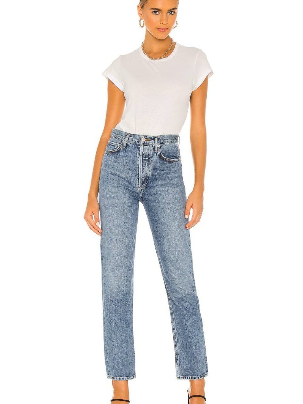 AGOLDE 90's Pinch Waist Jeans in Navigate Size 25 Barely Worn